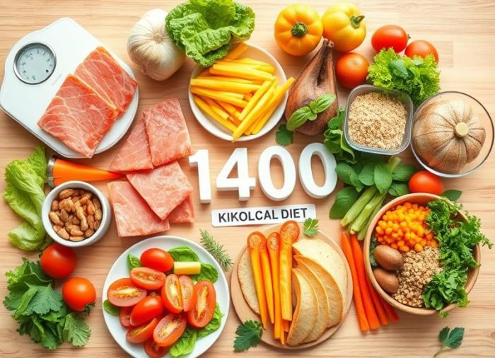Dieta 1400 kcal – zasady, cele i przykładowe posiłki na każdy dzień