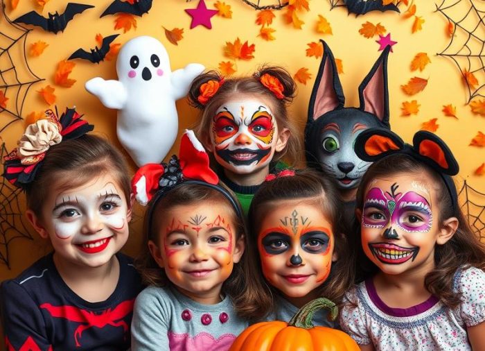 Makijaże halloweenowe dla dzieci: bezpieczne i kreatywne inspiracje